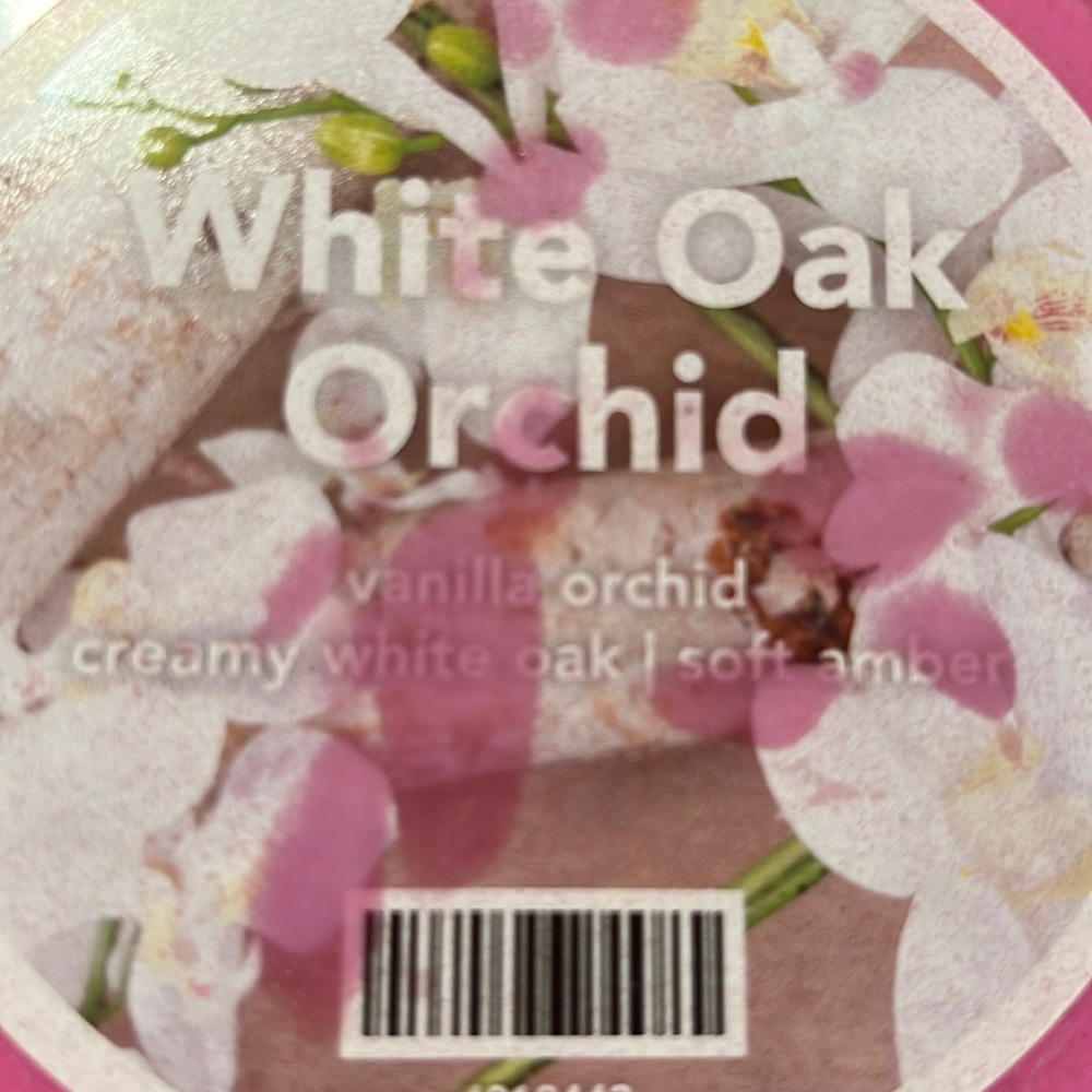 White oak orchid Pink Zebra Sprinkle Wax Melt